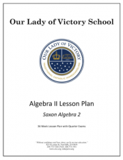 Lesson Plans – Grade 10 Math Algebra II